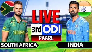 India vs South Africa 3rd ODI  Live Score amp Commentary  India vs South Africa Live IND vs SA Live [upl. by Bluhm]