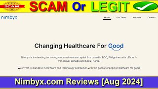 Nimbyx Reviews Aug 2024  Is NimbyxCom A Scam Or Legit Site Find Out  Product Review [upl. by Rabka]