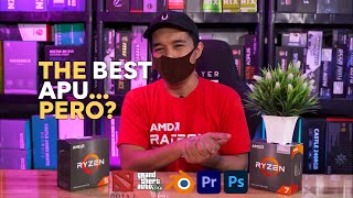 AMD RYZEN 7 5700G BEST APU pero SULIT Ba ft 5700G vs 5600X vs 4350G Gaming amp Production Benchmark [upl. by Nimzaj]