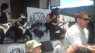 Alesana  Ambrosia Live Vans Warped Tour 2010 Las Cruces NM [upl. by Piero]