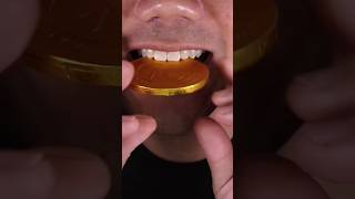 Gold Chocolate🍫Coin ASMRshorts asmr [upl. by Melba]