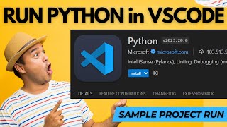 How to Run Python 312 in Visual Studio Code on Windows 1011  Run Python in VS Code [upl. by Yup]