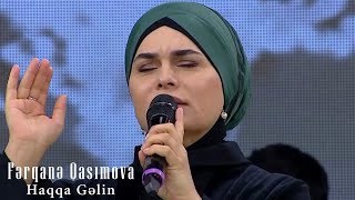 Fərqanə Qasımova  Haqqa Gəlin Səhər Mərkəzi Xəzər Tv [upl. by Nosro]