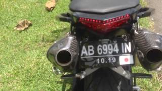 ER6N UNDERTAIL DUAL EXHAUST part 1 [upl. by Florentia]