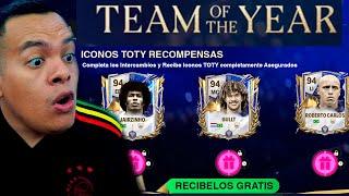 🎁 COMO RECLAMAR ICONOS TOTY Gratis en FC 24 MOBILE Jairzinho Gullit amp Roberto Carlos [upl. by Wendie]