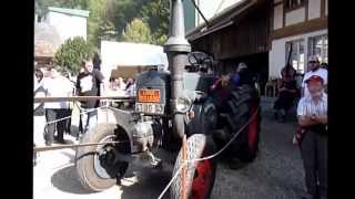 Dreschen mit Lanz Bulldog D8506 am Dreschfest Trubschachen 2014 [upl. by Shelah]