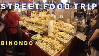 BINONDO STREET FOOD TRIP  Food Bazaar  Lucky Chinatown [upl. by Buff]