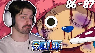 Poor Chopper 😢🍄  One Piece Reaction Episodes 8687 Drum Island Arc [upl. by Romano248]