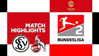 Elversberg vs 1 FC Köln  Highlights  Highlights  2 Bundesliga 202425 [upl. by Tolley]