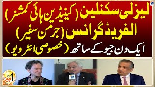 Aik Din Geo Kay Saath  Leslie Scanlon amp Alfred Grannas  Suhail Warraich  Geo News [upl. by Grani138]