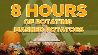 8 Hour Cozy Thanksgiving Mashed Potato Mountain [upl. by Sined]