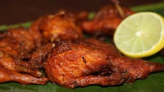 QUEEN of QUAIL Curry காடை வறுவல்Kaada FryQuail FryDeep Fried Masala Coated Quail [upl. by Nilat]