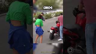 Su vestido se QUEDÓ atrapado en la MOTO y 😱🙌 [upl. by Roxanna]