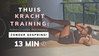 13Minuten Krachttraining Thuis Zonder Springen Geen Materiaal Nodig [upl. by Ainad]