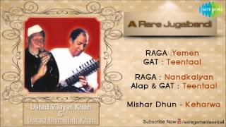 A Rare Jugalbandhi  Hindustani Classical Instrumental Jukebox  Vilayat Khan Bismillah Khan [upl. by Glynias]