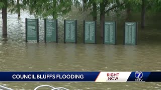 Look at Council Bluffs flooding [upl. by Eceinal]