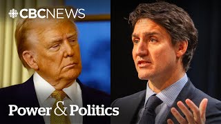 Trump doubles down on tariff threat against Canada claims 100billion subsidy  Power amp Politics [upl. by Yrot763]