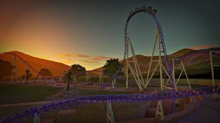 Replacing Montu With a Swing Launch Intamin Blitz Planet Coaster [upl. by Skillern340]