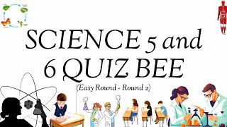 SCIENCE QUIZ BEE REVIEWER GRADE 5 amp 6  EASY ROUND K12 MELCS BASED [upl. by Pournaras]