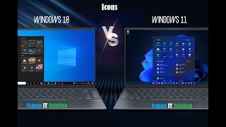 Difference Between Windows 10 And Windows 11  Usman IT Solution [upl. by Einohtna]