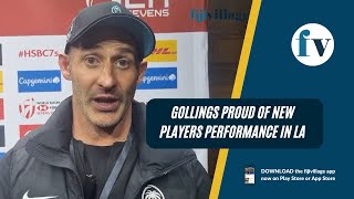 Gollings proud of new players performance in LA  1323 [upl. by Acinomahs]