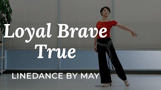 Loyal Brave True Line Dance Intermediate Rob Fowler  Demo amp Count [upl. by Ynohtnaluap794]