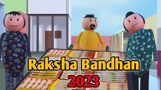 MAKE JOKE  Raksha Bandhan 2023  JOKE COMEDY  MJO TOONS  JOKE TOKE  PM TOONS MakeJokeOf ​ [upl. by Alodee388]