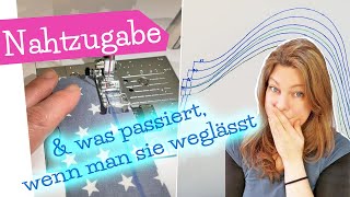 Nahtzugabe  ohne Nahtzugabe zuschneiden  Nähen ohne Nahtzugabe  eine Demonstration  mommymade [upl. by Zealand]