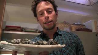 Chocolate Spirulina Bliss Balls Vegan Raw Food Recipe [upl. by Pietra]