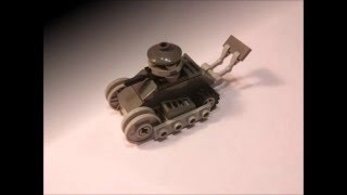 LEGO MS1 tank with wheels by Marci [upl. by Kania512]