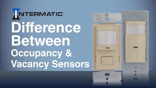 Occupancy amp Vacancy Sensors What is the Difference [upl. by Ahseenyt]