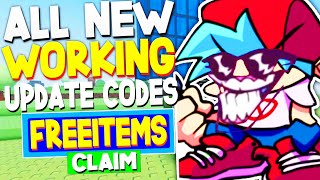 NEW ALL WORKING CODES in UNTITLED FNF ANIMATIONS CODES ROBLOX [upl. by Yhtamit]