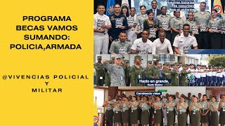 PROGRAMA BECAS VAMOS SUMANDO POLICIA  ARMADA DE COLOMBIA [upl. by Ortiz]