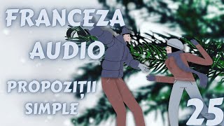 Franceza AUDIO 25 🌴 Sa ne relaxam cu Propozitii Simple in Franceza  Franceza online incepatori [upl. by Delano]