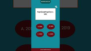 Guess the year Constitution Landmark Case netjrflaw ugcnetlaw lawnet [upl. by Nwahsid616]