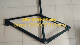 XC Bike Frame Ceccotti [upl. by Adis]