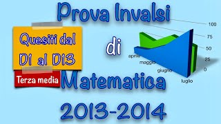 Soluzioni prova invalsi di matematica  terza media 20132014 parte1 [upl. by Merideth]