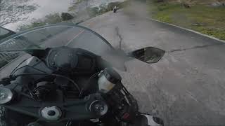 2019 ZX6R 636 chasing other sportbikes using hero 7 black [upl. by Aizirk]