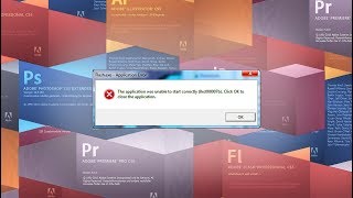 ADOBE CS6CC HOW TO FIX 0xc000007b  Works with other programs [upl. by Takeshi]