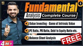 Fundamental Analysis Complete Course  How to Select Best Stocks for Investment in Share Market [upl. by Gunner]