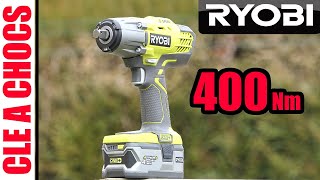 clé à chocs RYOBI 400 Nm One 18v déboulonneuse PARKSIDE PASSK 20LI TECCPO TDIW01P impact wrench [upl. by Adiol]