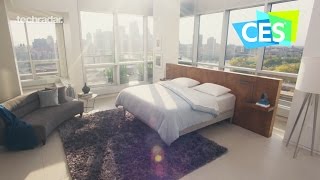 Sleep Numbers 360 Smart Bed at CES 2017 The snore stopper [upl. by Ressan]