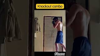 Cross  Hook knockout boxing combo 😱  shorts boxing ufc youtubeshorts [upl. by Phillis]