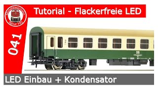 FLACKERFREIER  LED EINBAU  Schritt für Schritt Anleitung Spur H0 DCC Tutorial Elko [upl. by Subocaj]