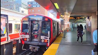 Boston MBTA new red and orange line trains [upl. by Stalker807]