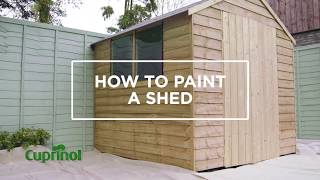 How To Paint Your Garden Shed  Cuprinol Garden Ideas [upl. by Arries]