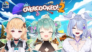 【OVERCOOKED 2】 COSTUME GAME COLLAB 【NIJISANJI EN  Finana Ryugu】 「LazuLight Collab」 ft Elira Pomu [upl. by Eednac]