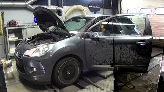 Citroën DS3 Custom Engine Management  Dyno Run at Beek Auto Racing [upl. by Ramo]