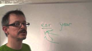 ear VS year 미국발음 American Pronunciationwmv [upl. by Thayer]