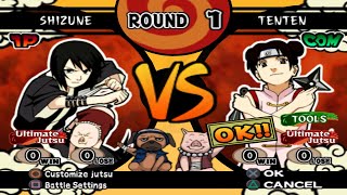 Shizune VS Tenten Clássico INSANE  Naruto Shippuden Ultimate Ninja 4 [upl. by Shum]